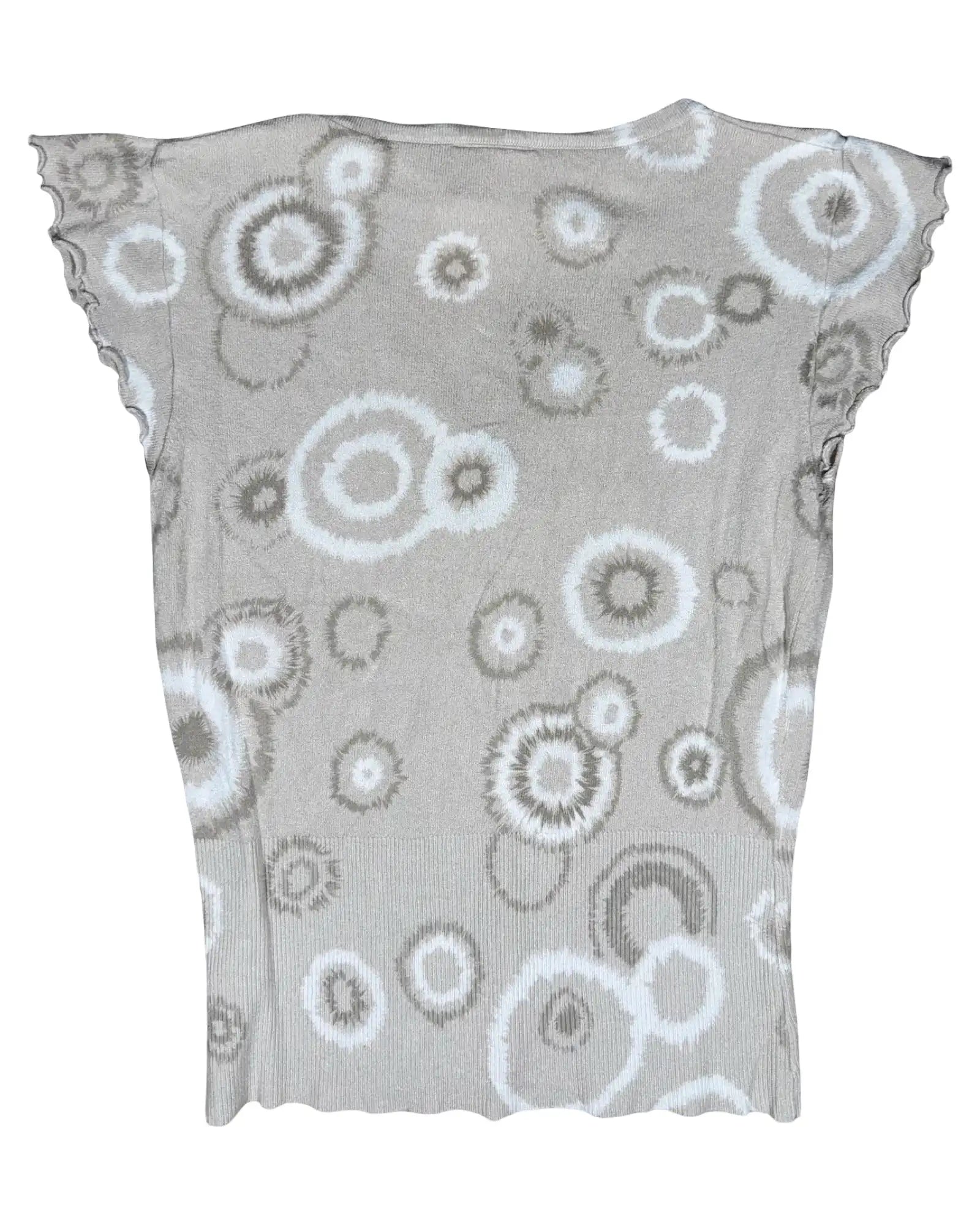 Light Brown Tie Die Top