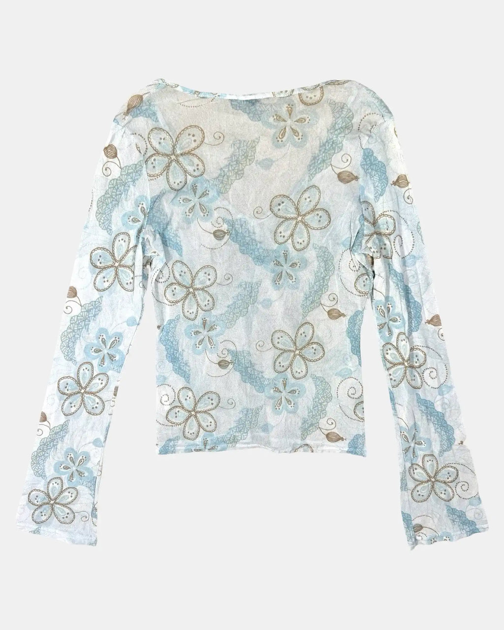 Blue Mesh Fairy Core Top