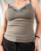 Miss Sixty Khaki Cami Top