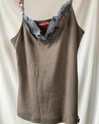 Miss Sixty Khaki Cami Top