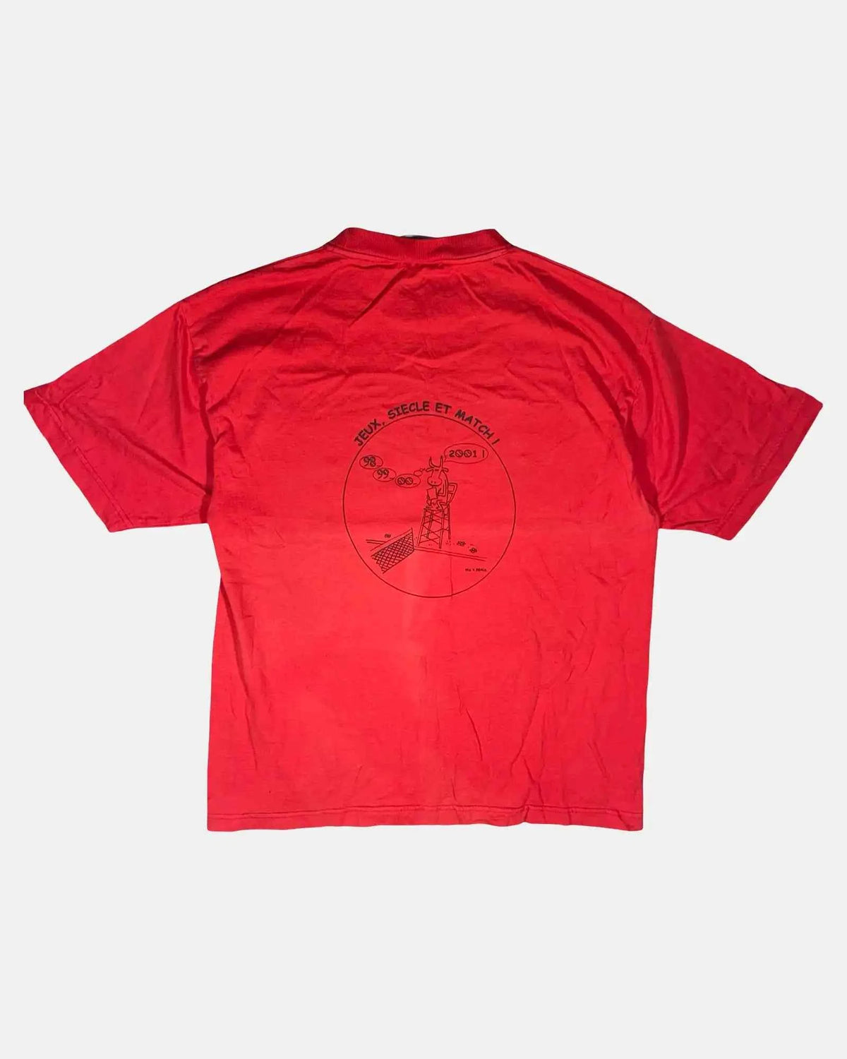 Red French Tennis Graphic Tee