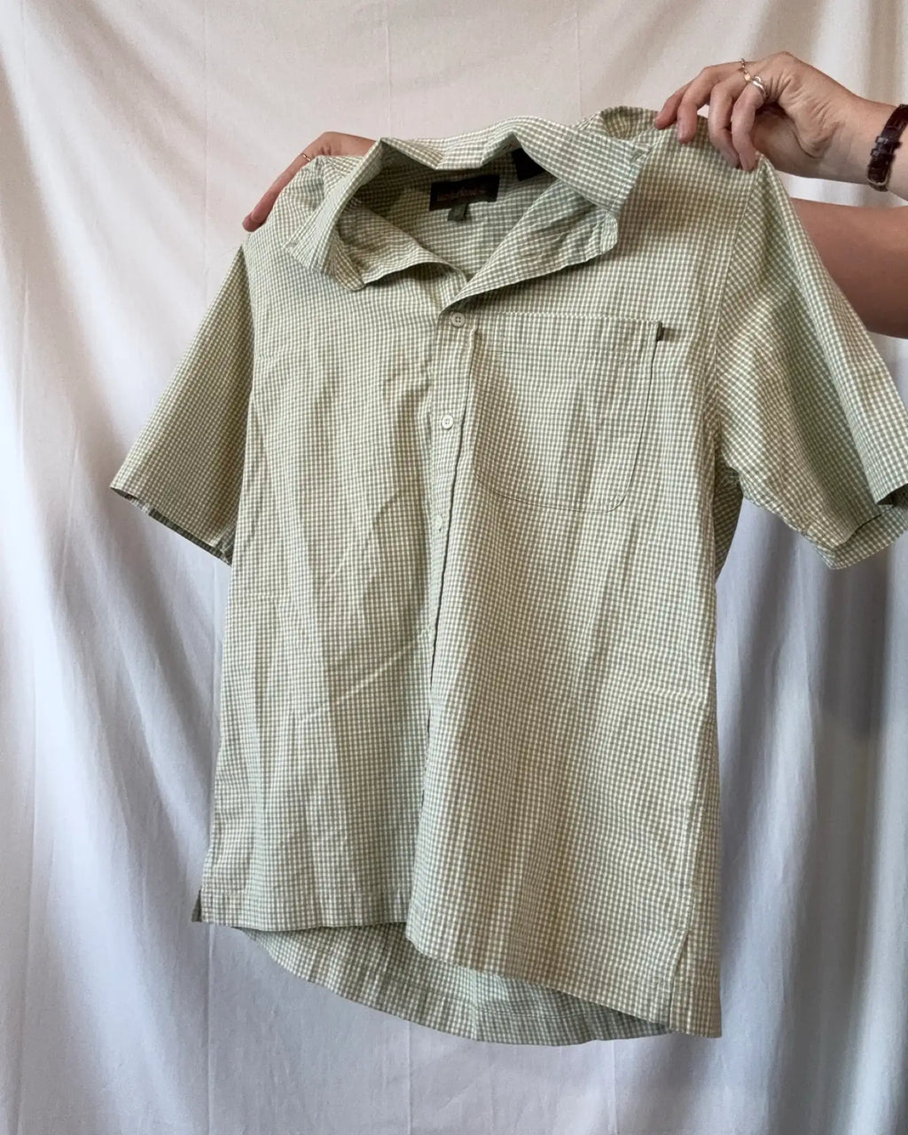 Timberland Green Button Up Top