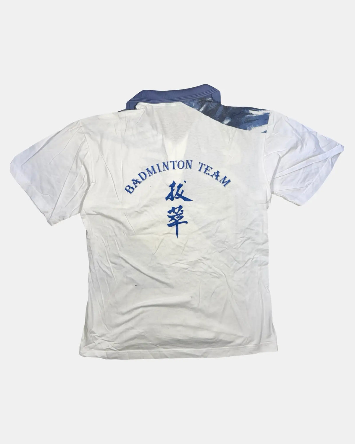 Yonex Blue and White Polo Top