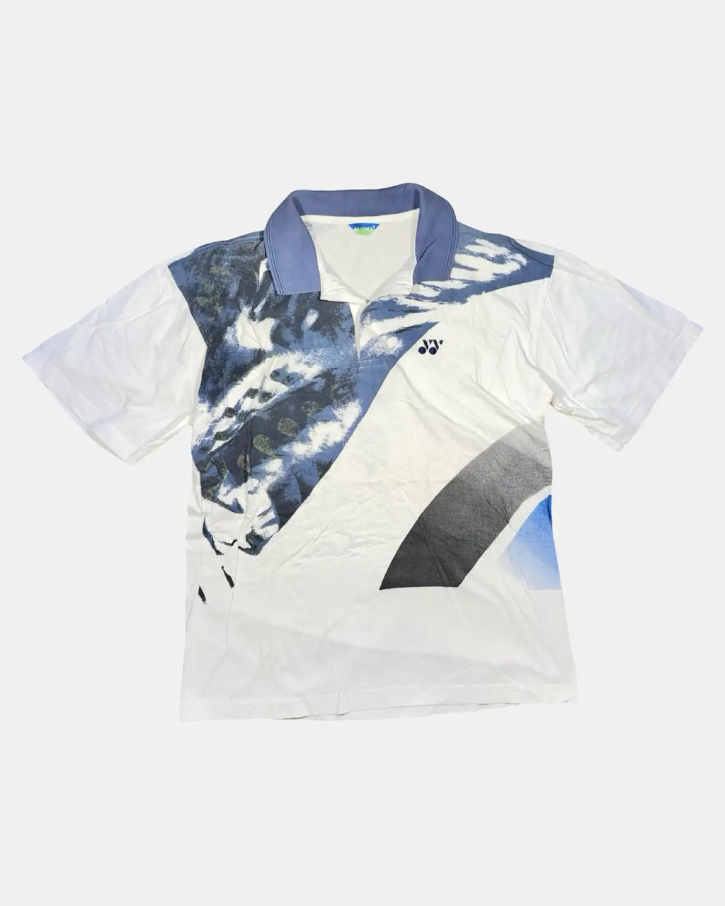 Yonex Blue and White Polo Top