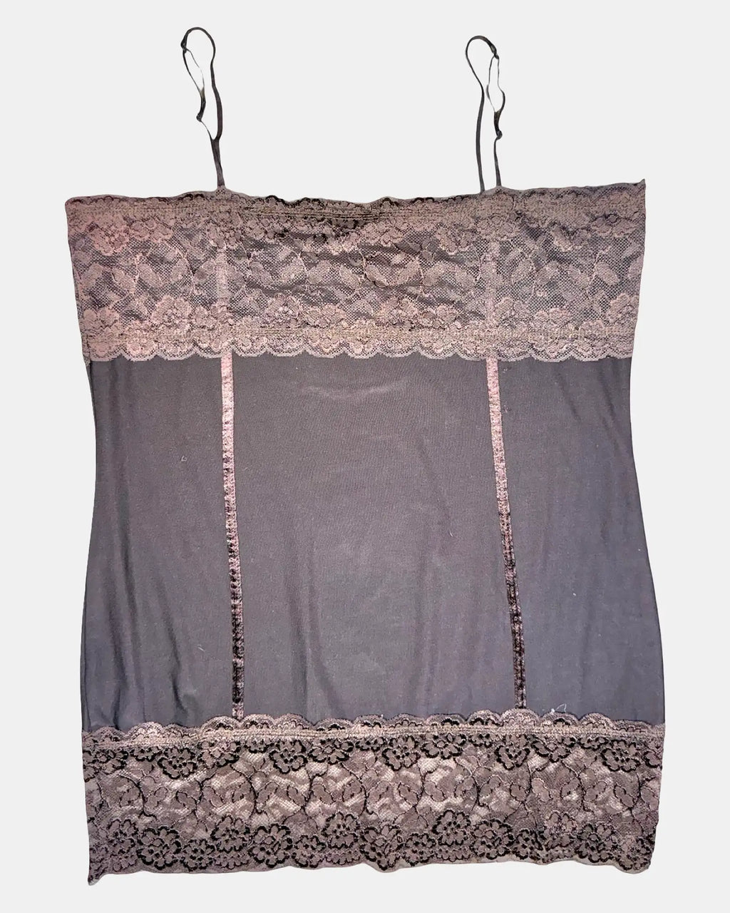 Brown Lacy Cami Top