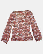 Colourful Paisley Mesh Top