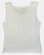 Cream Crochet Style Top