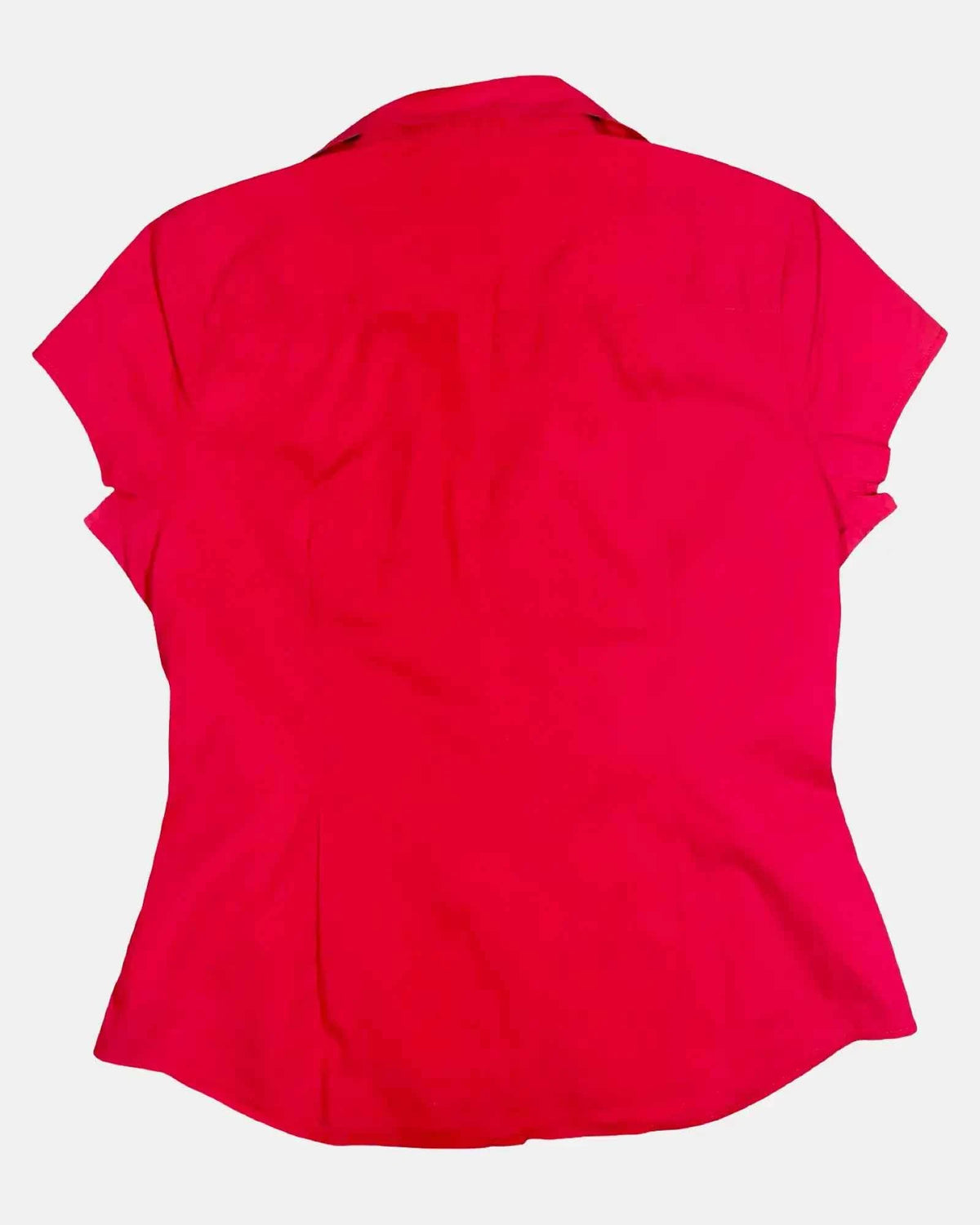 Red button Up Blouse