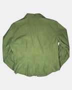 Green Button Up Blouse
