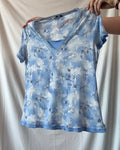 Light Blue Mesh T-shirt