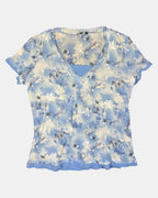 Light Blue Mesh T-shirt