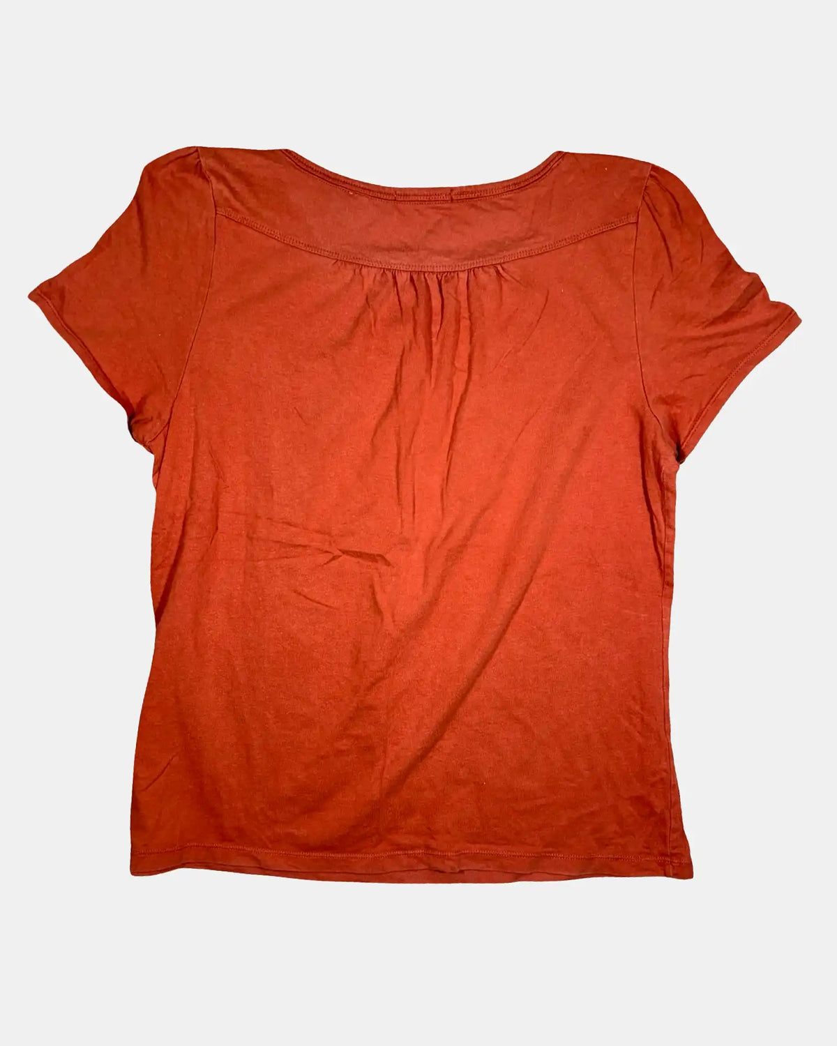 Orange Baby Doll Top