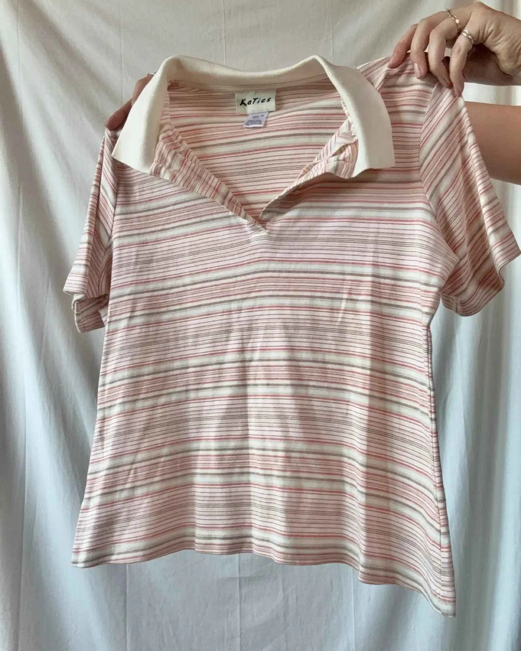 White Striped Shirt