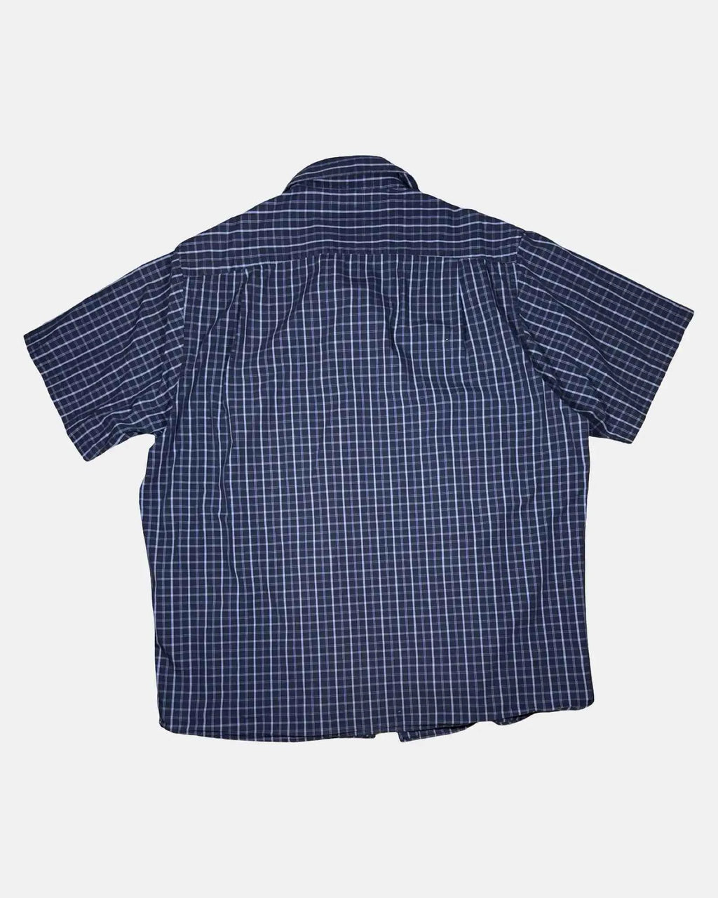 Blue Checked Button Up Top