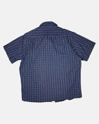 Blue Checked Button Up Top