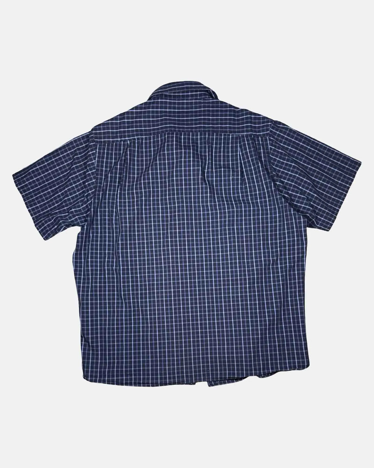 Blue Checked Button Up Top