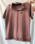 Brown Adidas Polo Top