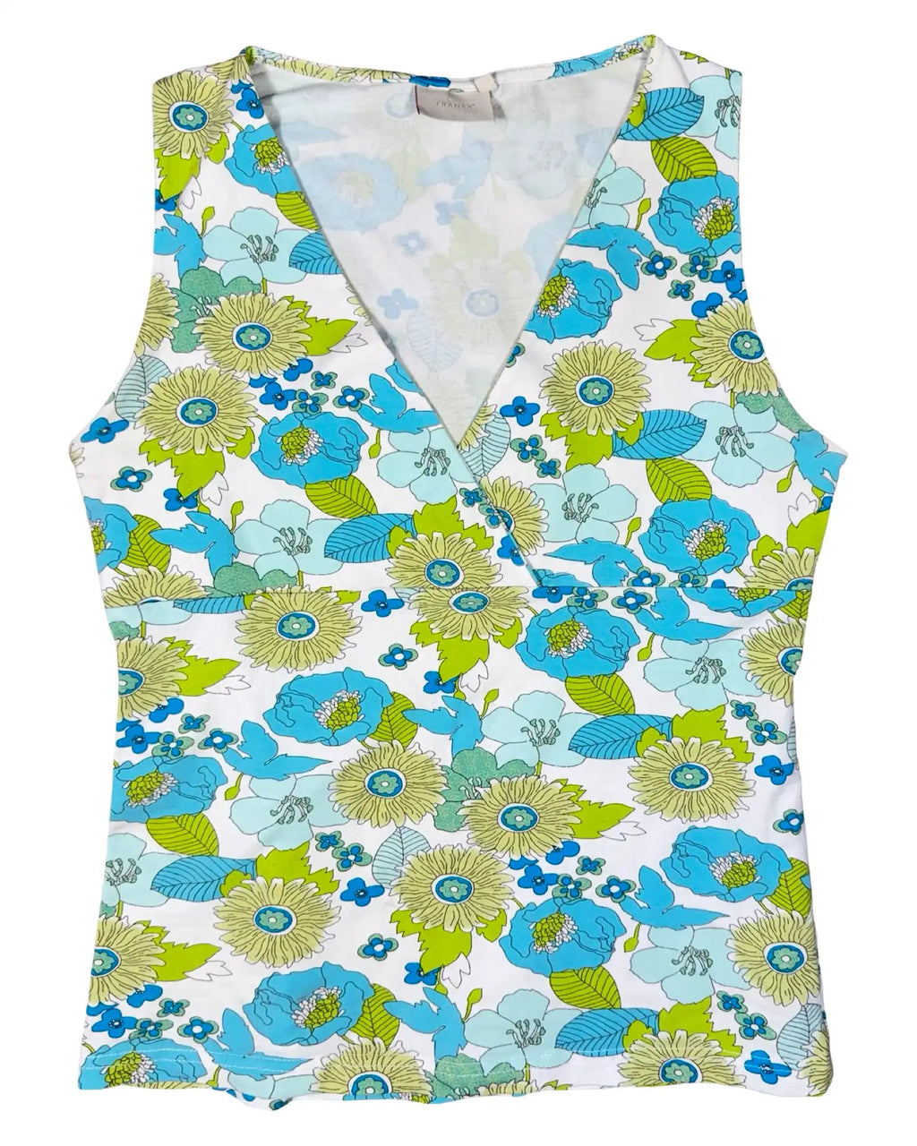 70s Style Wrap Top