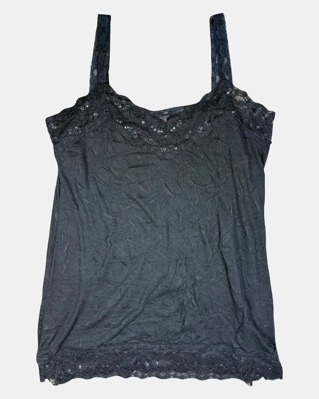 Black Beaaded Cami Top