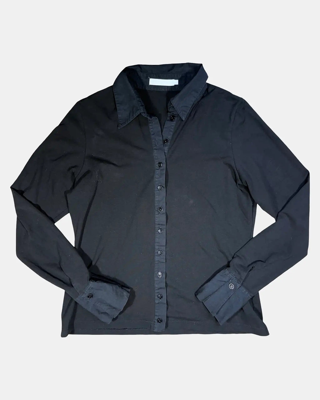Staple Black Button Up