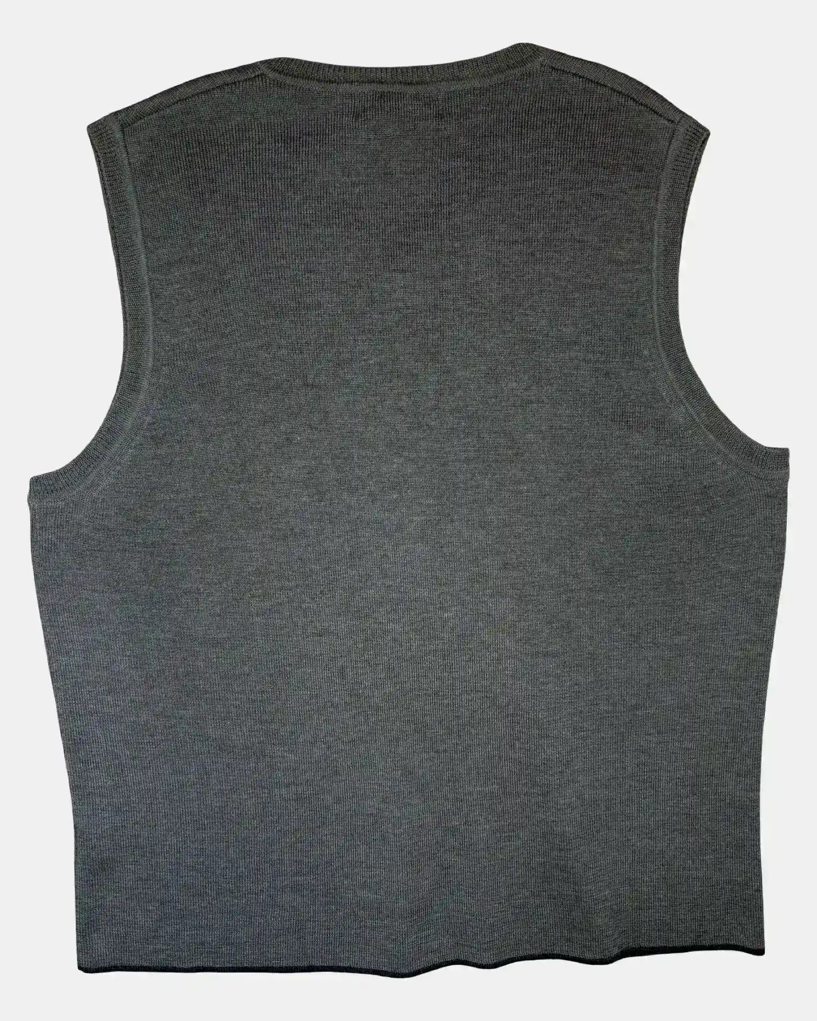 Grey Knit Vest