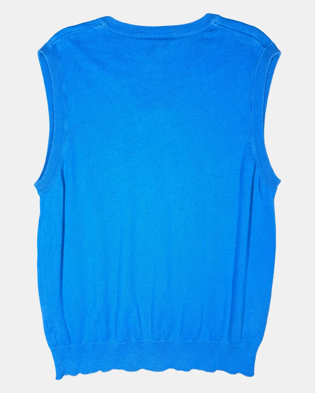 Blue Knit Vest