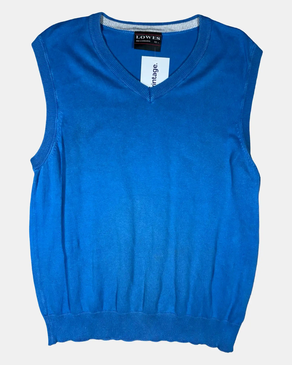 Blue Knit Vest