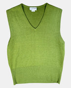 Green Knit 90s Style Vest