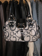 Vintage Guess style black and brown bag