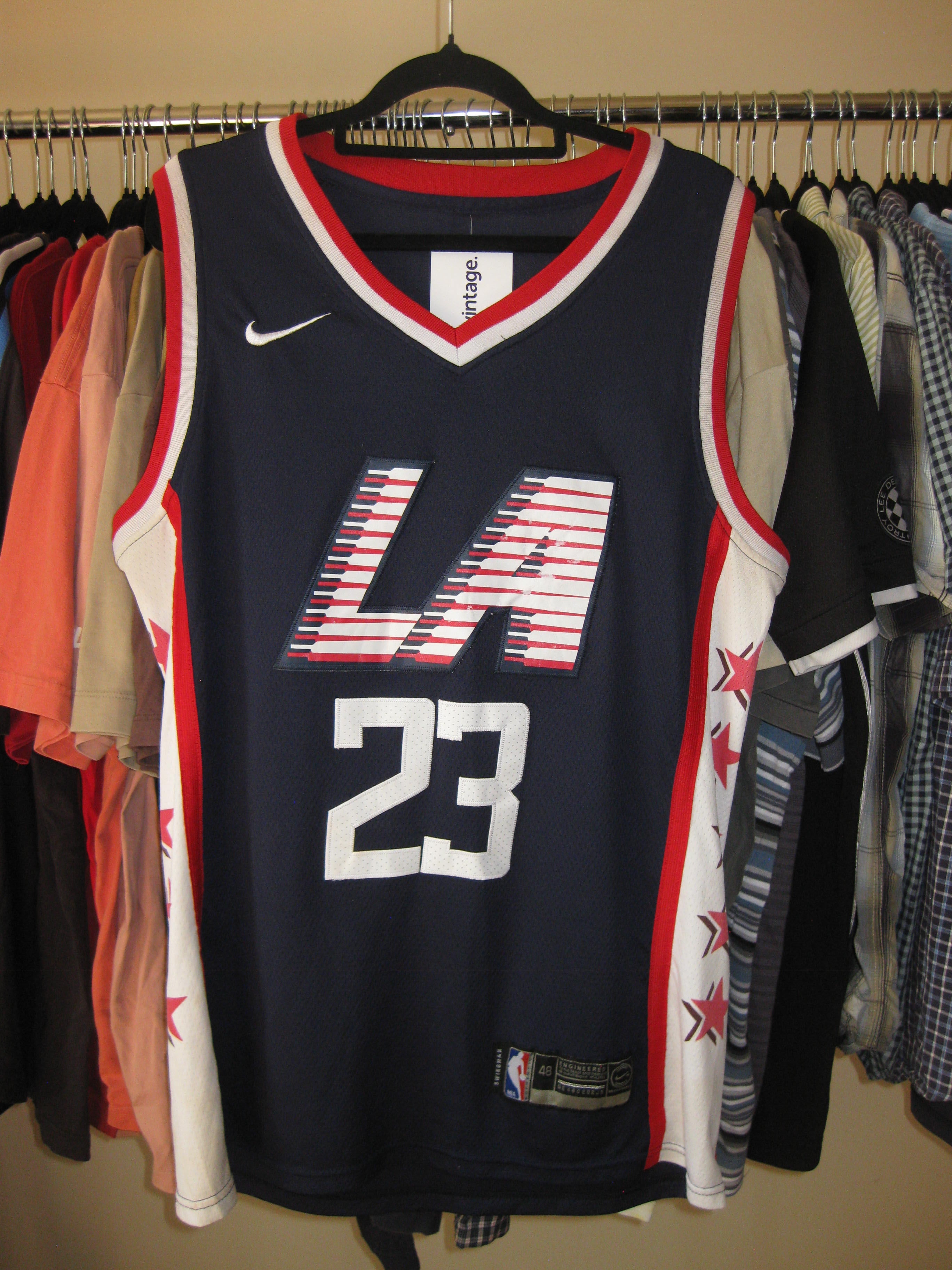 LA Clippers Lou Williams Nike basketball jersey, size M