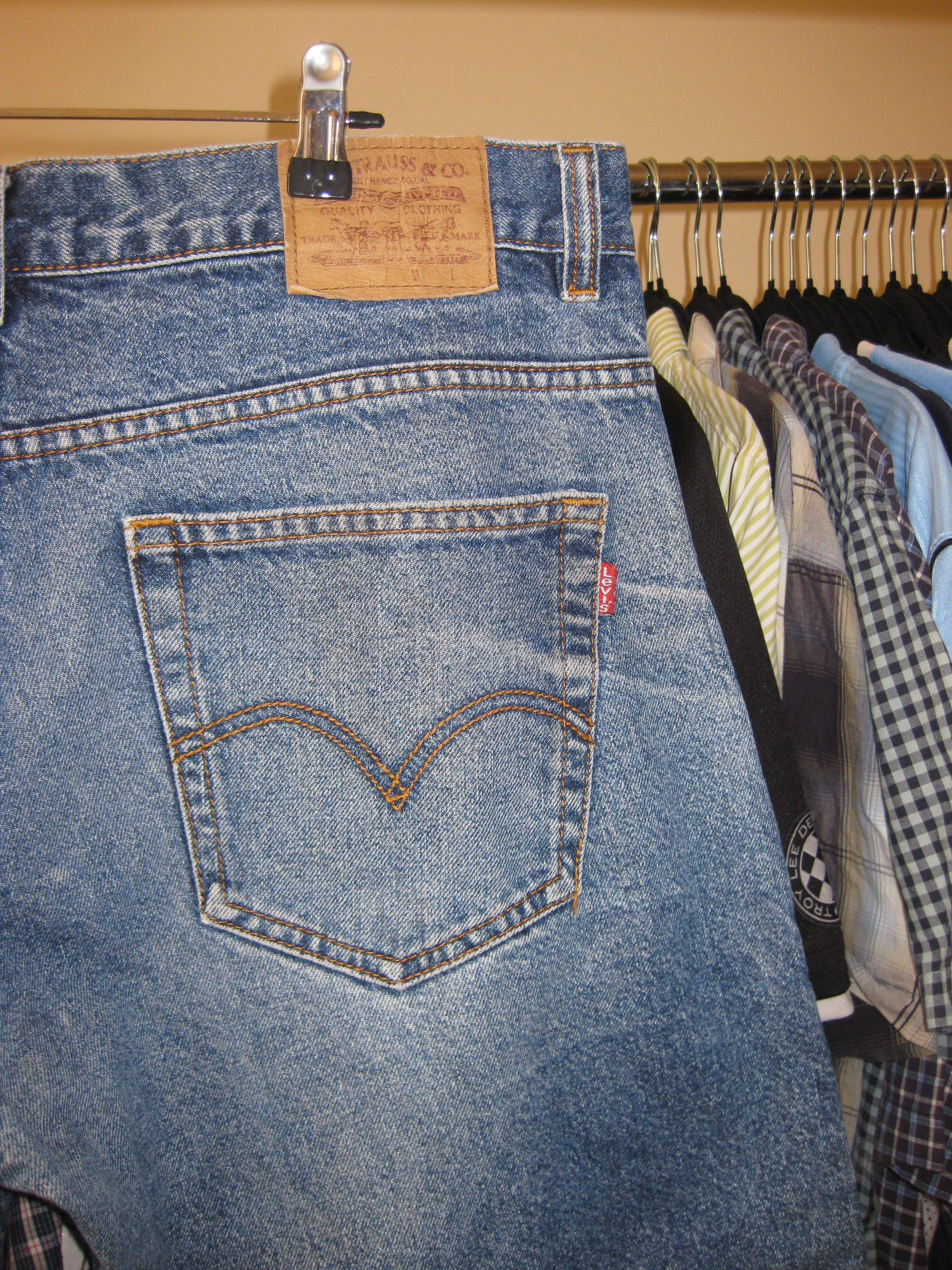 Vintage style Levi’s denim shorts, size 38