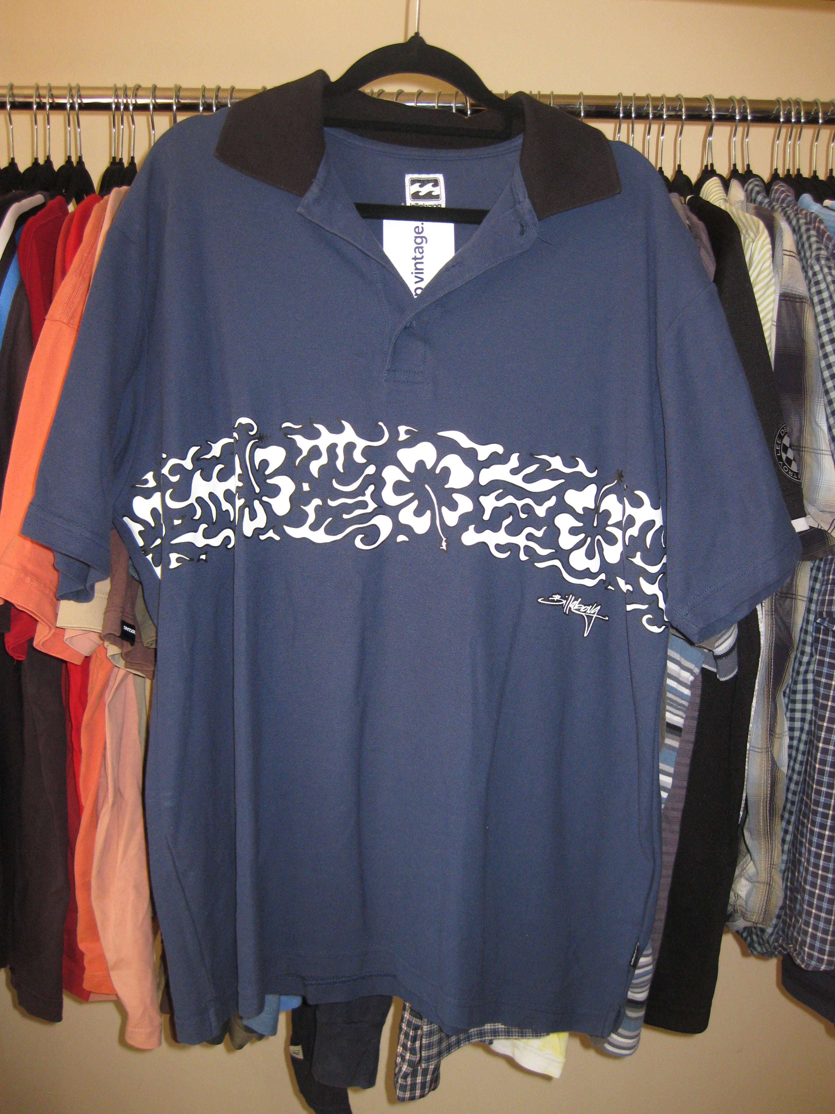 Billabong graphic polo shirt