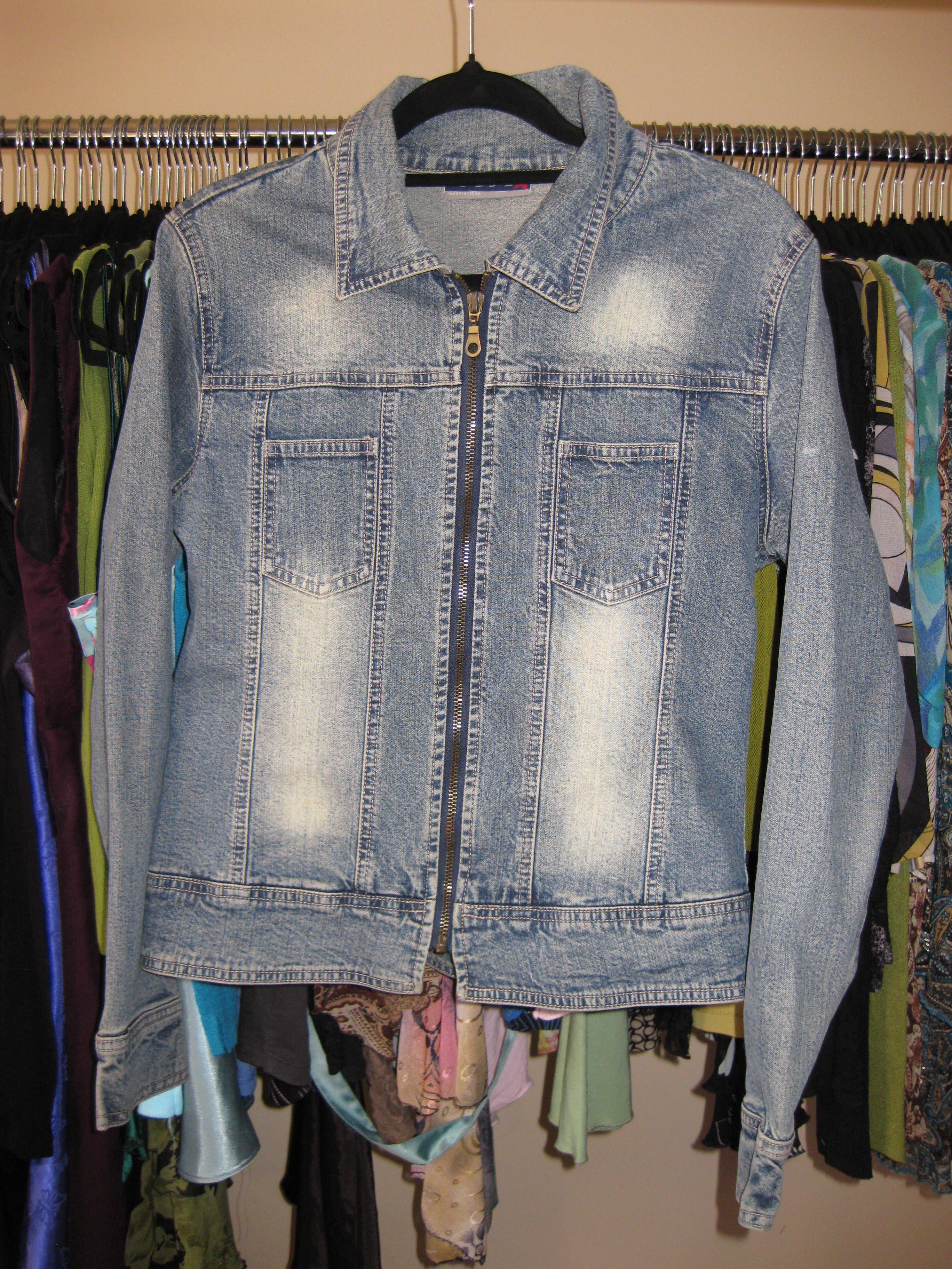 Vintage Y2K Jay Jays denim fitted jacket size 10